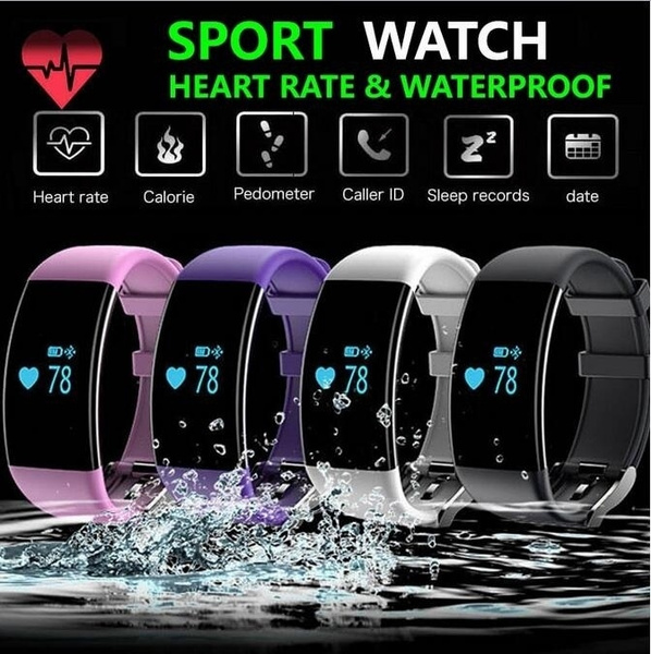 Dropship ID115 PLUS Screen Smart Bracelet Sports Pedometer Watch Fitness  Running Walking Tracker Heart Rate Pedometer Smart Band to Sell Online at a  Lower Price | Doba