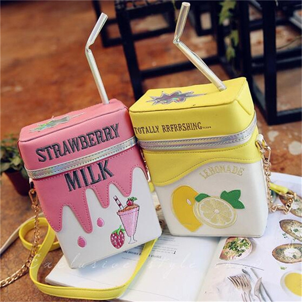 Sailor Moon Strawberry Milk Sipper Crossbody Bag | Candy Kult