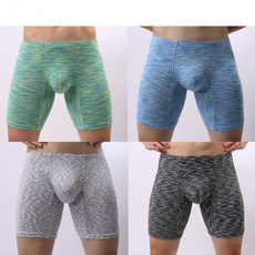 M-XXL Men's Spandex Anti-Wear Underwear Boxer Shorts U Pouch Soft Underwear for Men