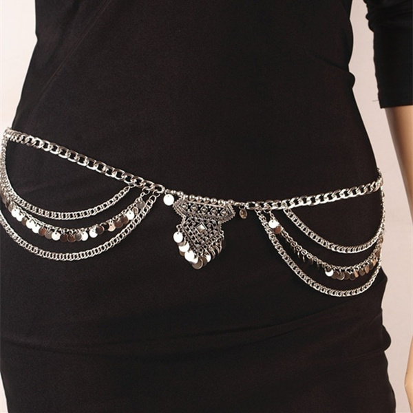 boho chain belt