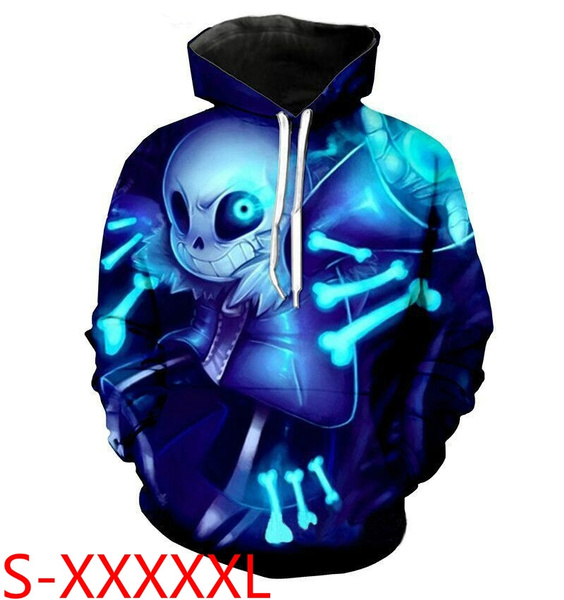 Legendary Undertale Skeleton Brothers Sans 3d Printed Hoodie Anime Game Jacket Wish - blue jacket sans t shirt roblox