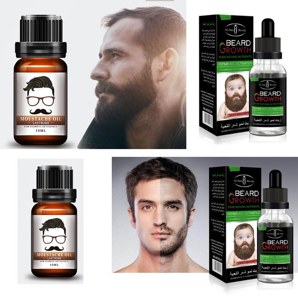 NEW Facial Hair Growth Cream Grow Mustache Beard Growth Sideburns 40ml |  Wish