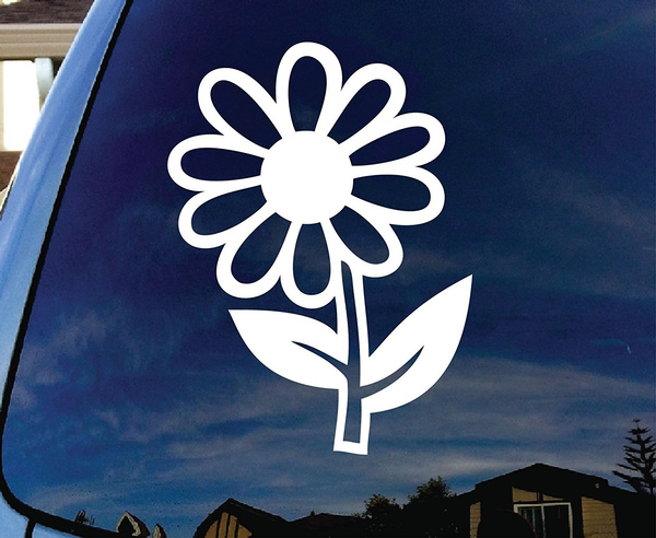 Daisy Flower Car Window Vinyl Decal Sticker 6inch Tall | Wish