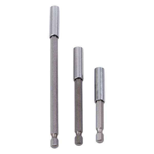 75 100 150mm 1 4 Hex Quick Magnetic Screwdriver Extension Bit Holder