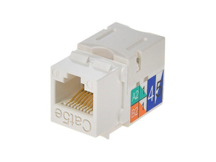 monoprice, white, cat5erj45punchdownkeystonejack, keystonejacksmodularconnectorsreliefboot