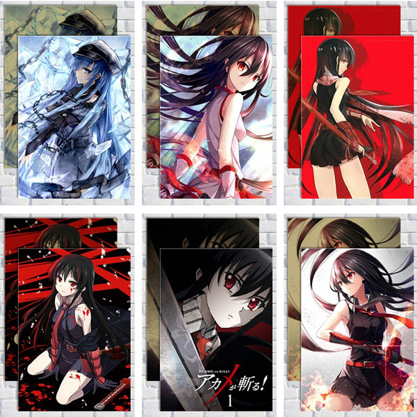 Anime Akame ga KILL! Vintage Kraft Paper Poster Dormitory Bar Cafe Decor | Wish Anime Akame ga KILL! Vintage Kraft Paper Poster Dormitory Bar Cafe Decor | Wish