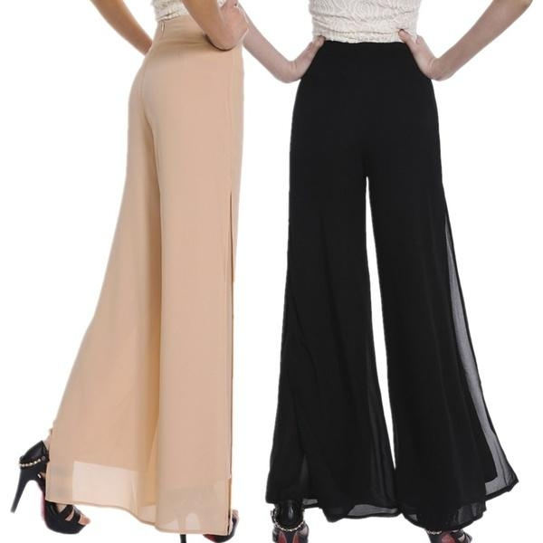chiffon palazzo pants plus size