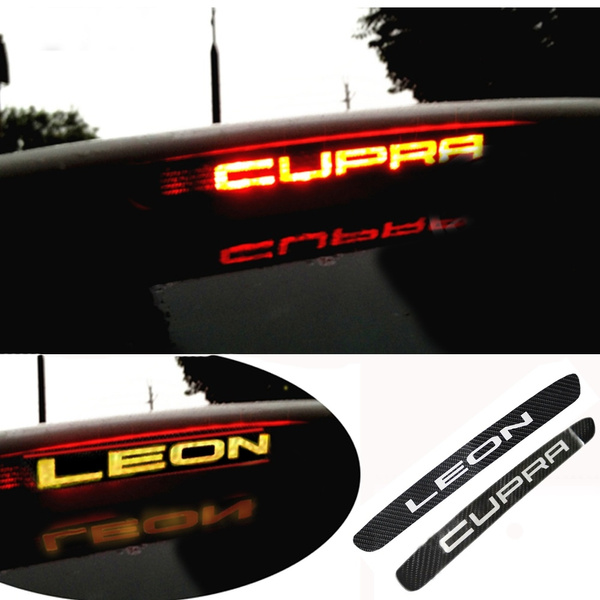 Car sticker carbon fiber Trunk decoration For SEAT LEON TARRACO