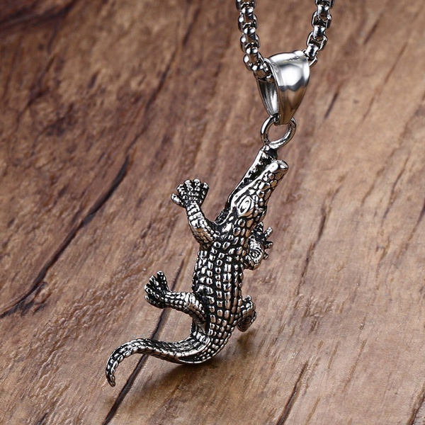 crocodile necklace