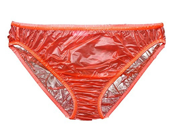 Haian Plastic Bikini Panties PVC Underwear Color Transparent