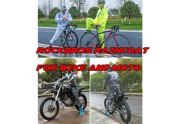 ROCKBROS Rainproof Bicycle Raincoat 