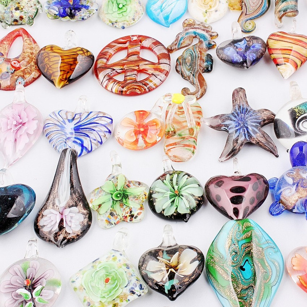 Lampwork glass sale pendants wholesale