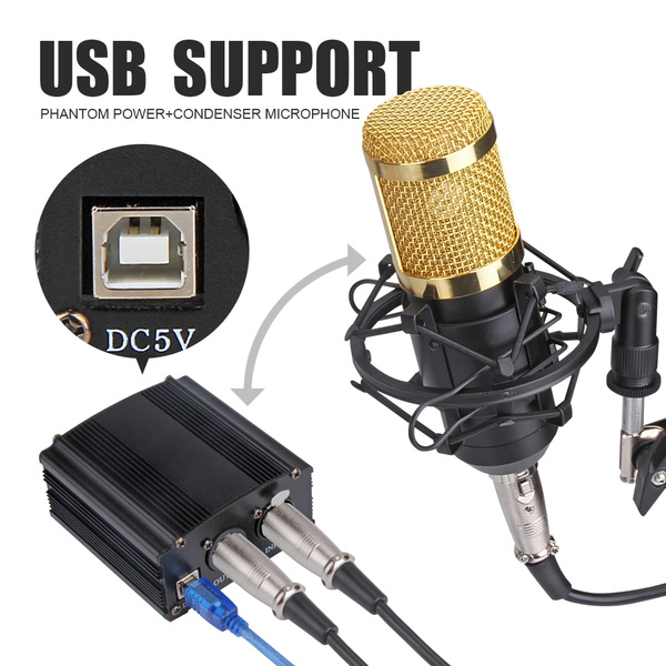 Bm800 Professional Condenser Microphone Suspension Boom Scissor Arm Stand With Xlr Cable And Mounting Clamp Pop Filter 48v Phantom Power Supply With Usb Adapter Kit Wish Bm800 Professional Condenser Microphone Suspension Boom Scissor Arm Stand With Xlr Cable And Mounting Clamp Pop Filter 48v Phantom Power Supply With Usb Adapter Kit Wish