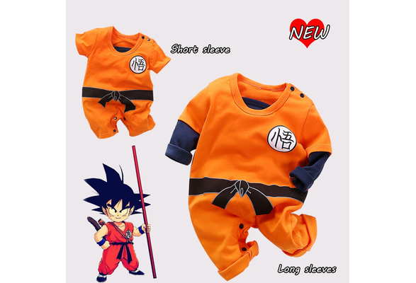 Baby Girls Dragon Ball Goku Costume Baby Boys Romper Jumpsuit Bodysuit  Outfits