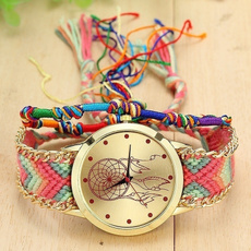 Fashion Women Dreamcatcher Watch Wool Handmade Friendship Watch Relojes Mujer 1468