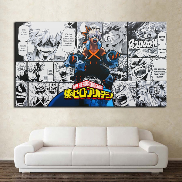 1 Piece No Framed Anime Picture My Hero Academia Canvas Art HD Pictures for Wall