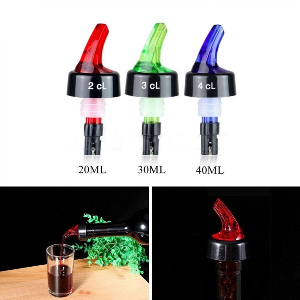 6Pcs Quick Shot Spirit Measure Bottle Drink Pourer Wine Cocktail Dispenser UK
