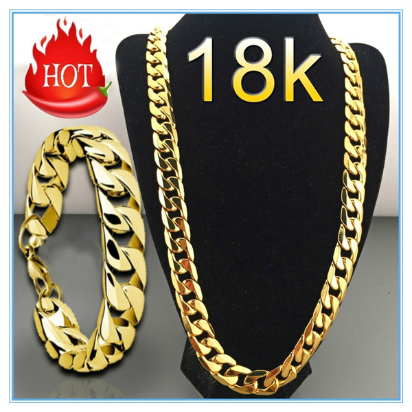 Buy Mens Gold Bracelet Cuban Link Chain Bracelet Curb Chain Bracelets Cuban Mens  Bracelet 18k Gold Online in India - Etsy