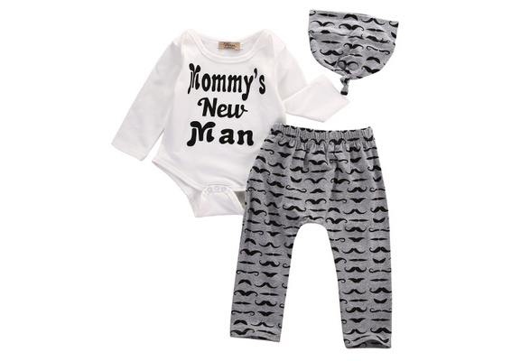 mommy's new man newborn outfit