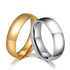 Steel, bandring, wedding ring, domering