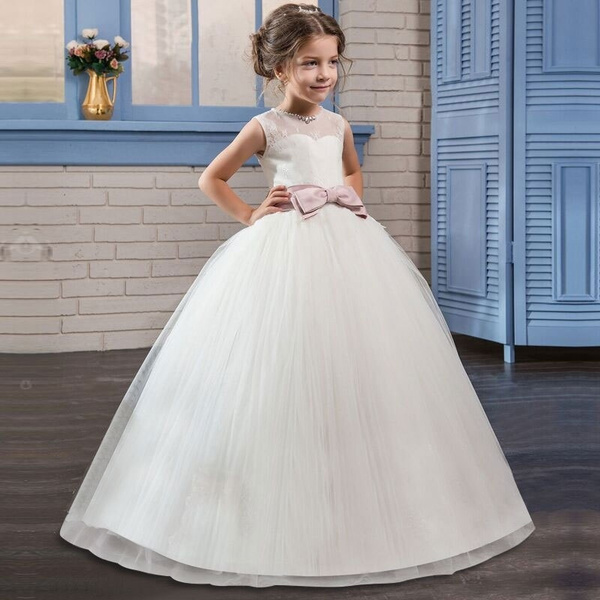 Generic Bridesmaid Girl Party Wedding Dress Kids Dresses Girl Clothing  Purple @ Best Price Online | Jumia Egypt