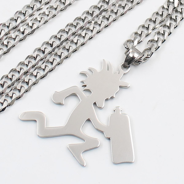 GNAYY stainless steel Large Fashion HATCHET Man ICP Pendant Necklace 30'' |  eBay