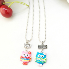Owl, bff, cute, Necklaces Pendants