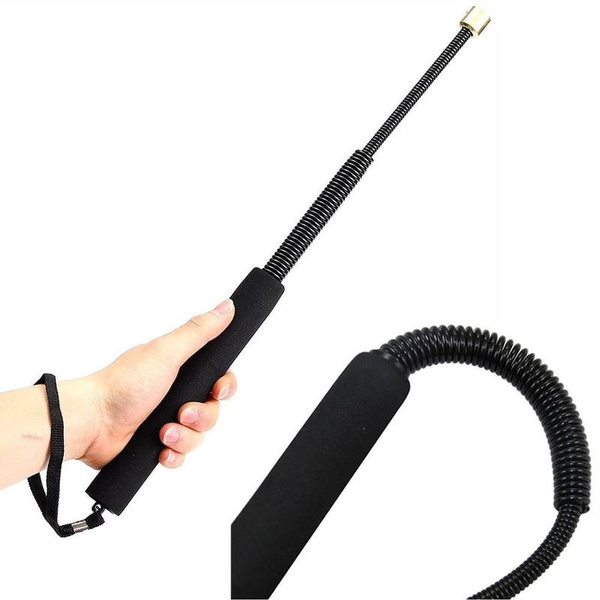 3 Sections Self-defense Spring Stick Retractable Telescopic Whip Rod