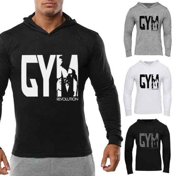 moletom com capuz workout shirt