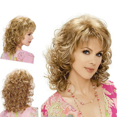 wig, Synthetic Lace Front Wigs, Medium, Cosplay