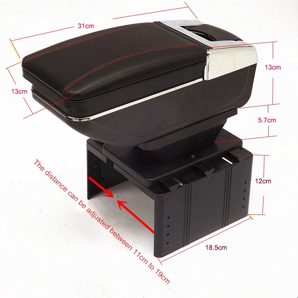 Apoyabrazo Ecocuero 7usb Premium Universal Ipsol Apoyabrazo Ecocuero 7usb Premium Universal Ipsol