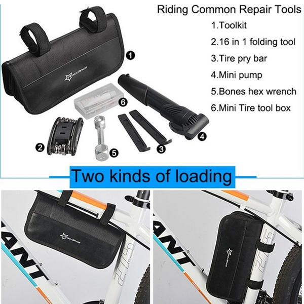 Mini Bike Pump Tire Puncture Repair Kit Tire Repair Tools Bag Multifunction Tools For Bike Bicycle Buy At A Low Prices On Joom E Commerce Platform