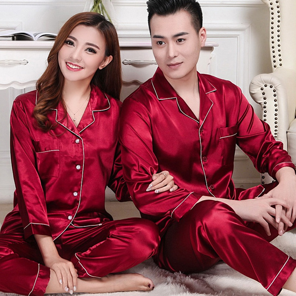 Red outlet silky pjs