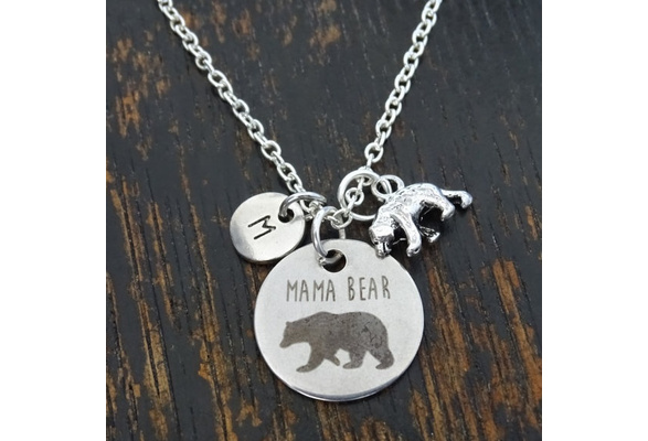 Mama Bear Bar Necklace Moma Bear Momma Bear Mama Bear Gift for Mom