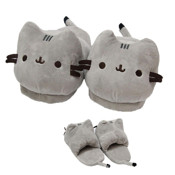 pusheen plush slippers