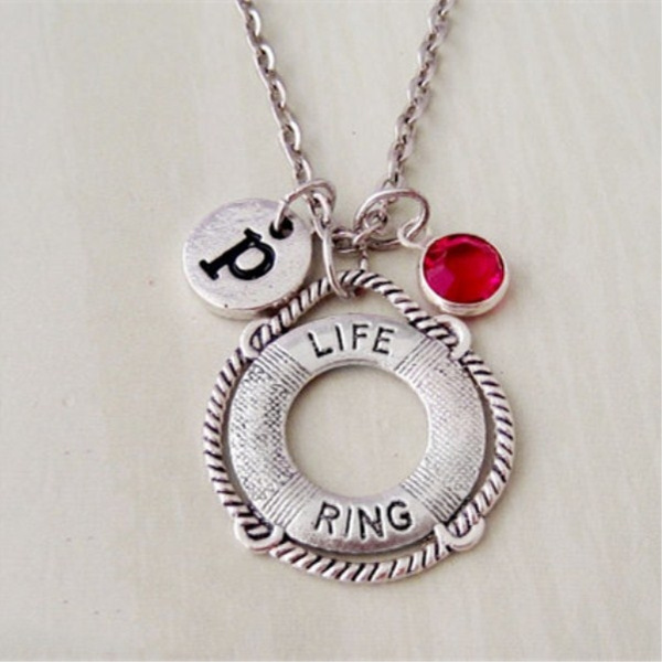 life ring necklace