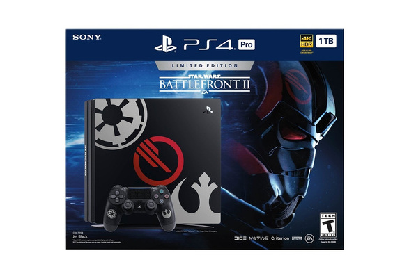 Sony Playstation PS4 Pro 1TB (CUH-7115B) Star Wars Battlefront 2