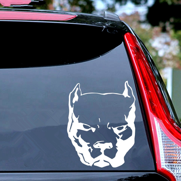 18.8 15cm car sticker angry pitbull auto car stickers Wish