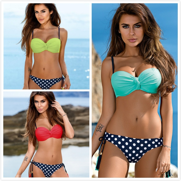 Women Fashion Swimsuit Summer Beach Wear Halter Bikini Sexy Swimwear