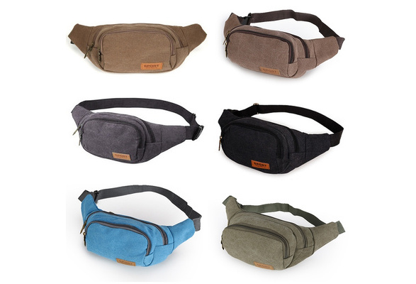 Casual Canvas Waist Bags Men And Women Funny Pack Men s Belt Bag