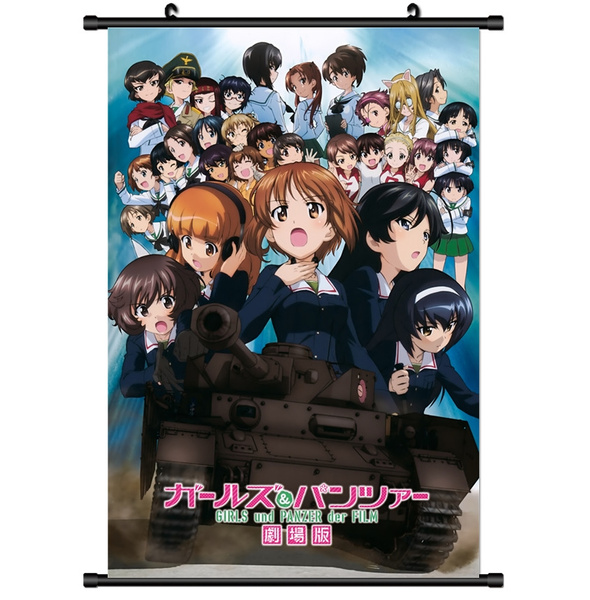 Anime GIRLS und PANZER Home Decor Wall Scroll Decorate Poster 50x70cm DF315 