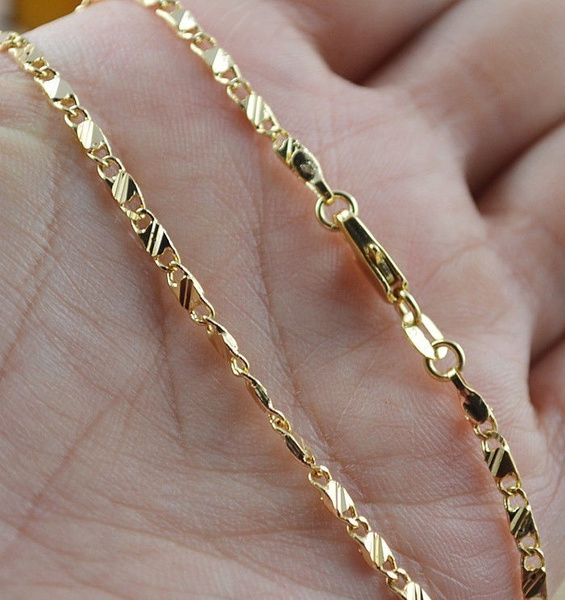 Exquisite 18K Genuine Gold GF Golden 