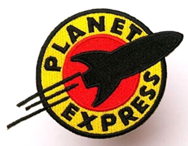 Futurama Planet Express Iron Sew on Embroidered Patch Badge Costume Fancy by MNC
