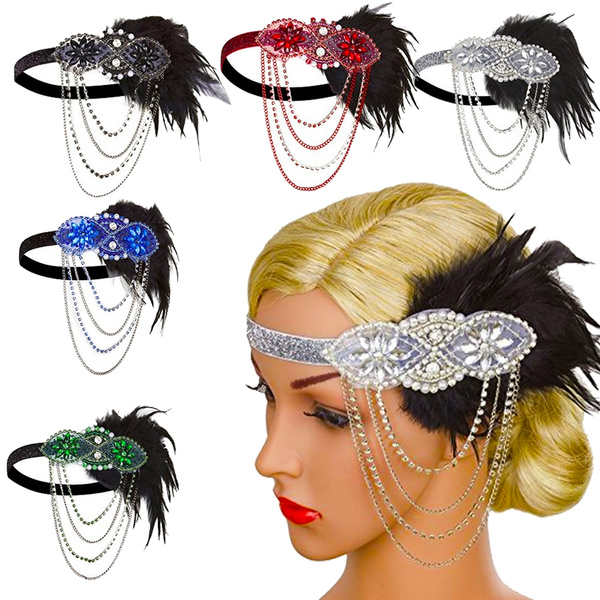 20s Style 1920s Flapper Headband Accessories Gatsby Style