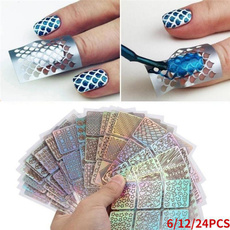 nail stickers, Laser, Beauty, Nail Art Accessories