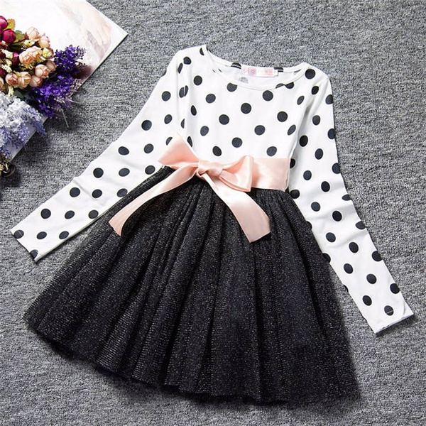 little girl polka dot dress