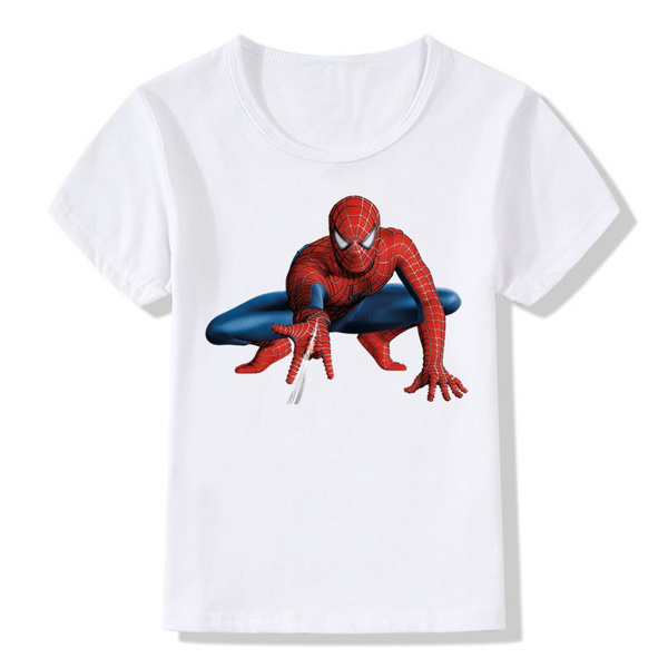 spider man printed t shirt