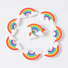 Boy, rainbow, cupcake, decoration