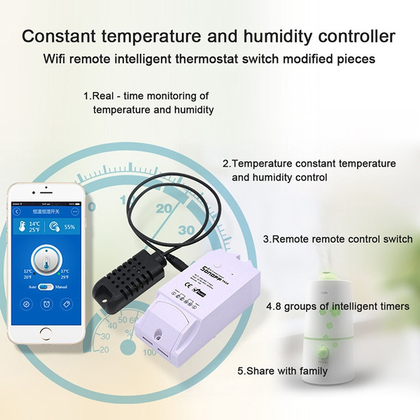 2018 Sonoff AM2301 Temperature Humidity Sensor DS1820 Temperature