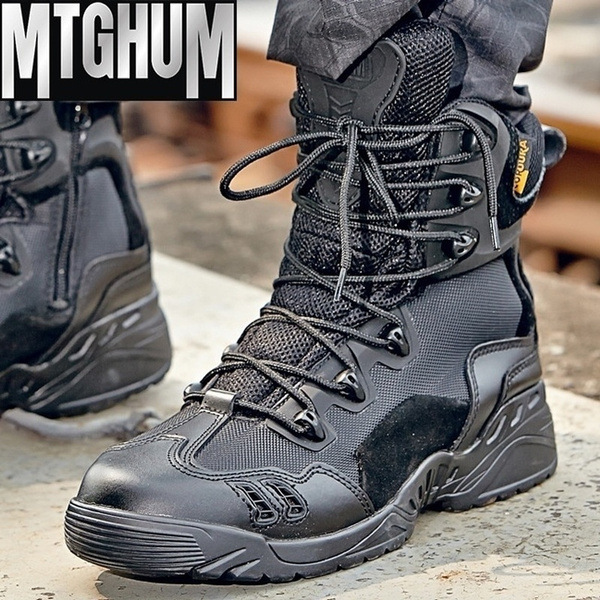 Botas militares tácticas Magnum para hombre, botas militares de combate al  aire libre, botas de trabajo para senderismo en el desierto, botas de cuero  de viaje | Wish
